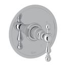Wall Mount Pressure Balancing Trim with Single Metal Lever Handle (Less Diverter) for RCT-1 Rough Valve in Polished Chrome