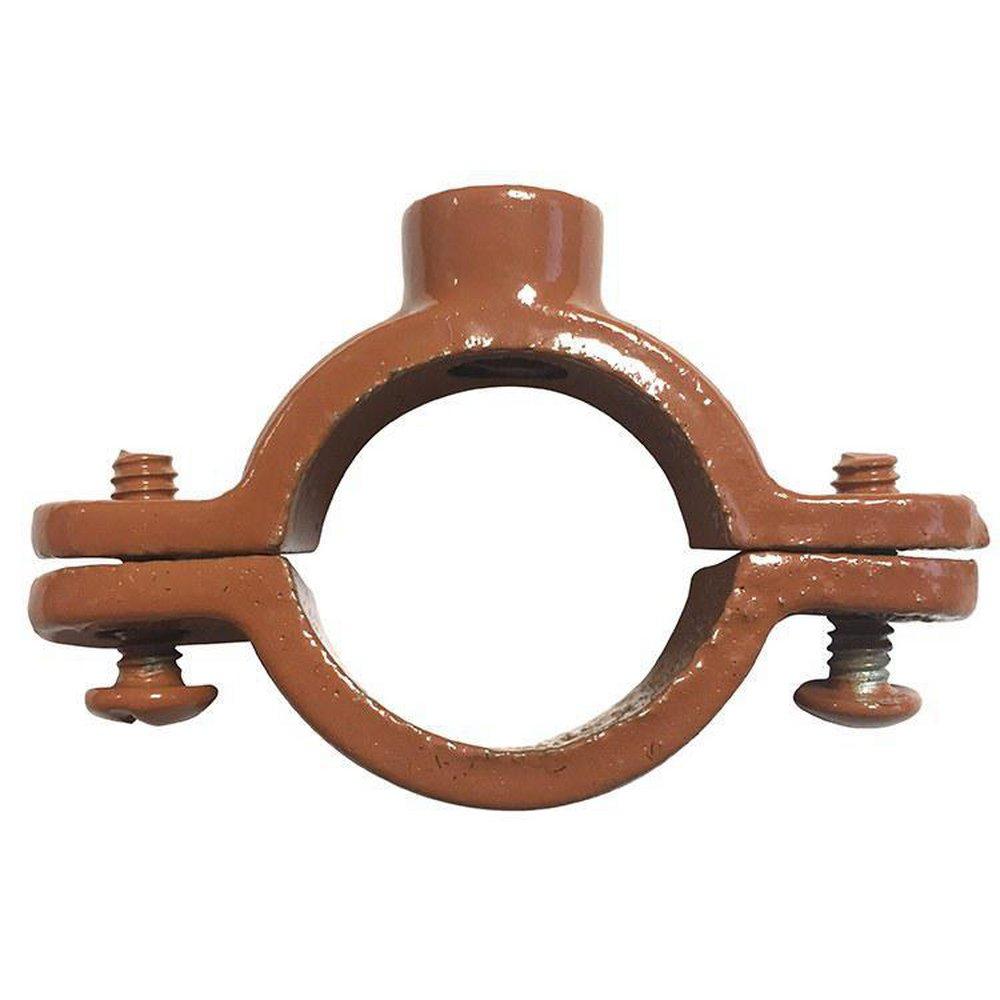 National Pipe Hanger 3/8 in. Copper Plated Malleable Iron Split Ring Hanger 