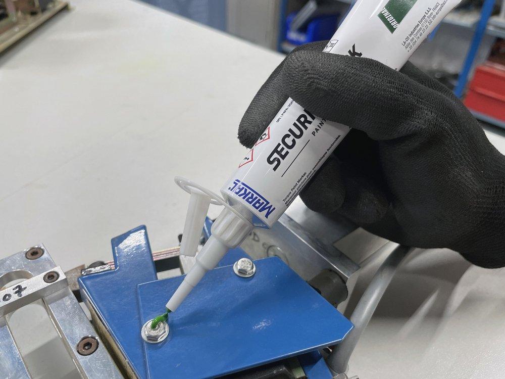 Markal&reg; Blue Security Check Gel Paint Marker 