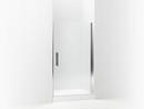 67 x 42 in. Swinging Shower Door with 1/4 in. Heavy Tempered Glass in Silver