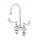 T&S Brass WORKBOARD FAUCET 4 DECK MOUNT 6 SWIVEL GN 1.5 GPM VR OUTLET 4 HANDLES XS SHANKS 