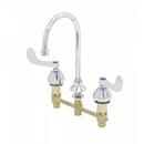 Concealed Widespread Faucet, 8" Centers, 6" Swivel Gooseneck, 1.2 GPM Laminar Flow Device
