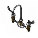 T&S Brass MEDICAL FAUCET 12 FLEX LINES CERAMAS SWIVEL GOOSENECK 0.5 GPM VR NON-AERATED DEVICE 