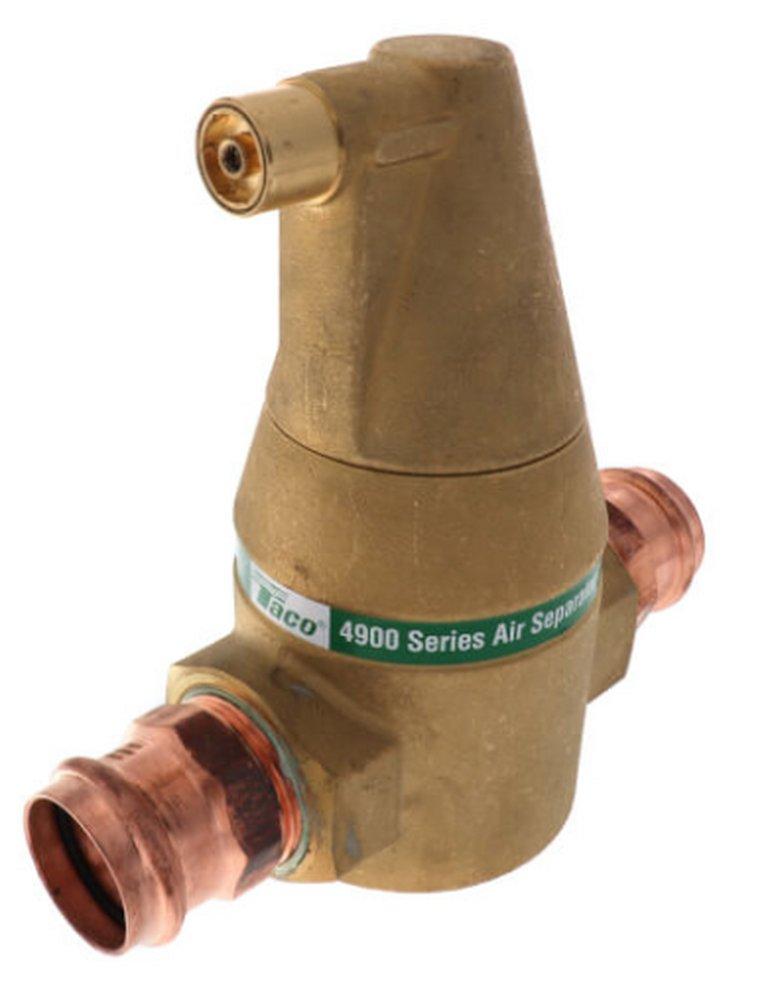 Taco Press Brass In-line Air Separator 