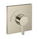 Hansgrohe Brushed Nickel 5.5 gpm Tub and Shower Balancing Valve Trim with Single Lever Handle 