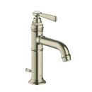 AXOR Brushed Nickel Deck Mount Bathroom Sink Faucet with Single Lever Handle 