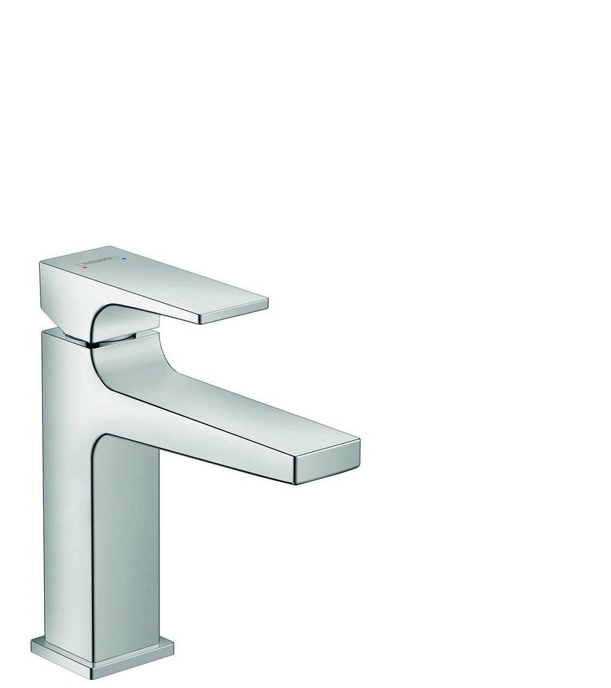 Hansgrohe Polished Chrome Deck Mount Bathroom Sink Faucet with Single Lever Handle 