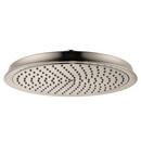 Hansgrohe Brushed Nickel 1.8 gpm 1-Function Wall Mount Rainshower Showerhead 
