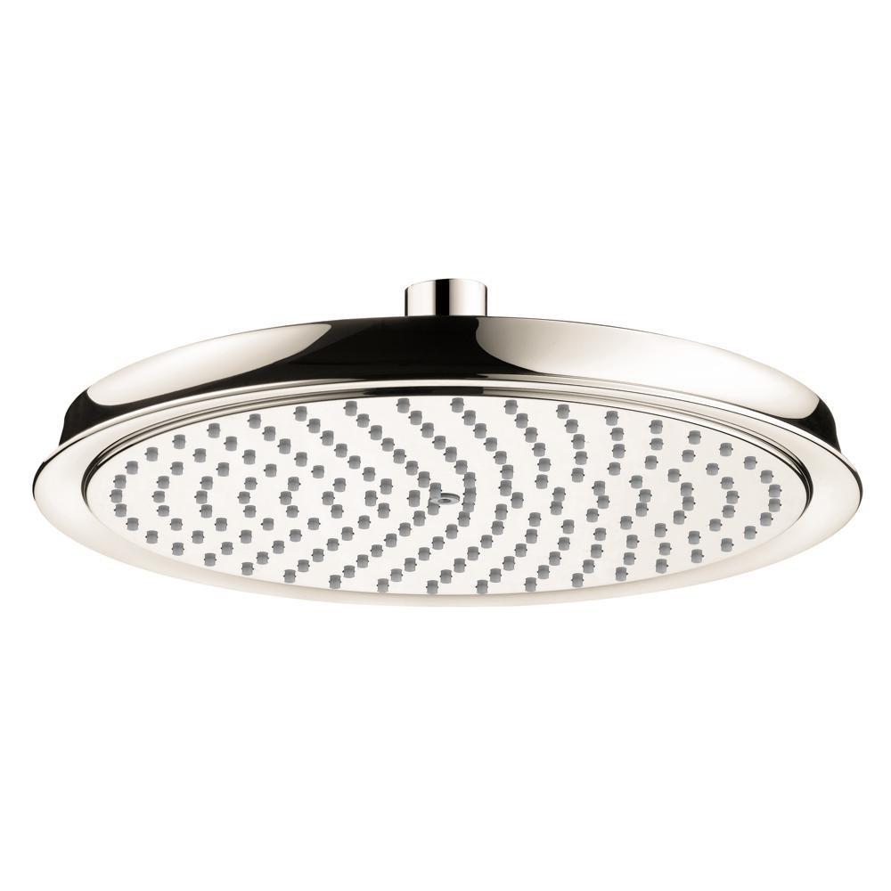 Hansgrohe Polished Nickel Single Function Rain Showerhead 