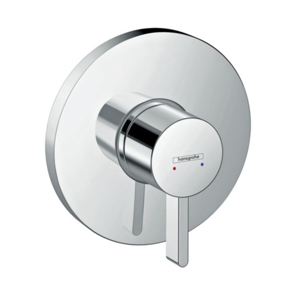 Hansgrohe Polished Chrome 5.5 gpm Tub and Shower Balancing Valve Trim with Single Lever Handle 