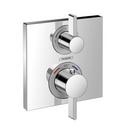 Hansgrohe Polished Chrome 6 gpm Thermostatic Tub and Shower Trim with Double Lever Handle 