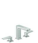 Hansgrohe Polished Chrome Two Handle Widespread Bathroom Sink Faucet 