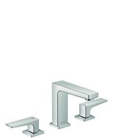 Two Handle Widespread Bathroom Sink Faucet in Polished Chrome