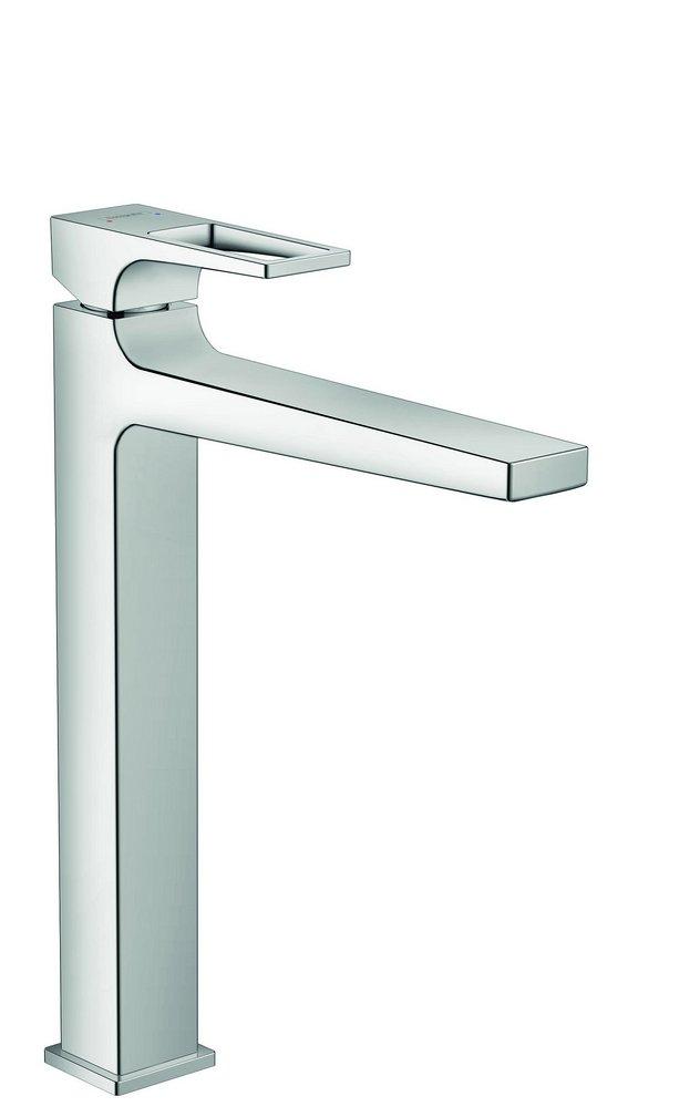 Hansgrohe Polished Chrome Deck Mount Bathroom Sink Faucet with Single Loop Handle 