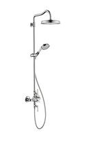 2 gpm Wall Mount Shower System Kit in Polished Chrome