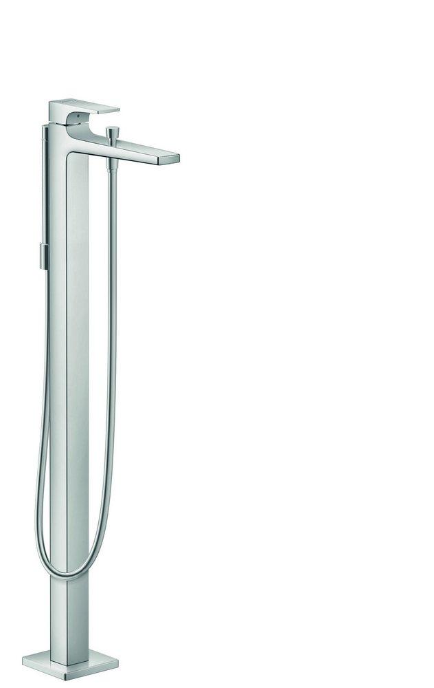 Hansgrohe Polished Chrome 1.8 gpm Freestanding Tub Filler Trim with Single Lever Handle 