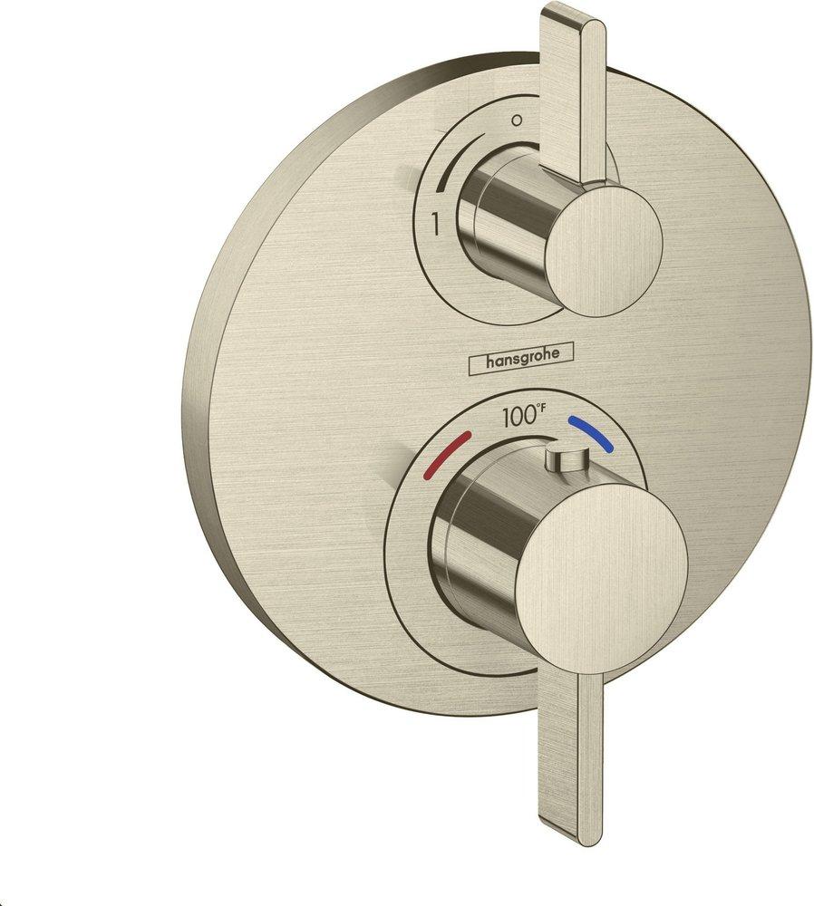 Hansgrohe Brushed Nickel Two Handle Bathtub & Shower Faucet Trim 