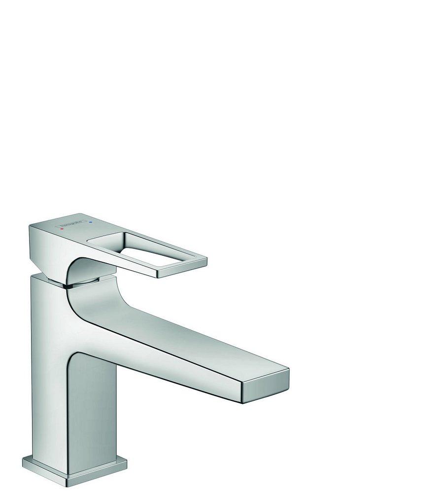 Hansgrohe Polished Chrome Deck Mount Bathroom Sink Faucet with Single Loop Handle 