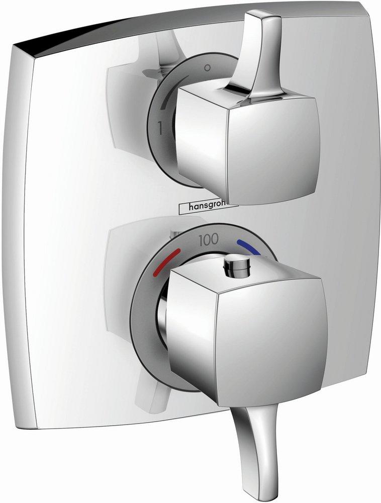 Hansgrohe Polished Chrome Two Handle Single Function Bathtub & Shower Faucet (Trim Only) 