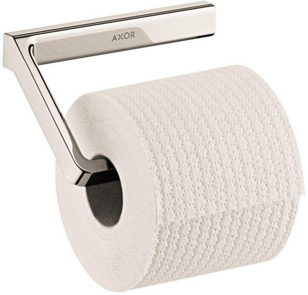 AXOR Brushed Nickel Horizontal and Wall Toilet Tissue Holder 