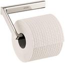 AXOR Brushed Nickel Horizontal and Wall Toilet Tissue Holder 