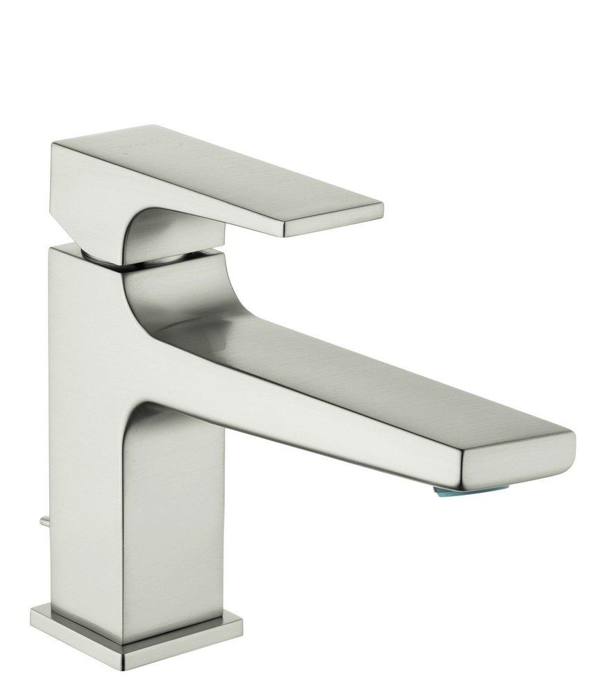Hansgrohe Brushed Nickel Deck Mount Bathroom Sink Faucet with Single Lever Handle 