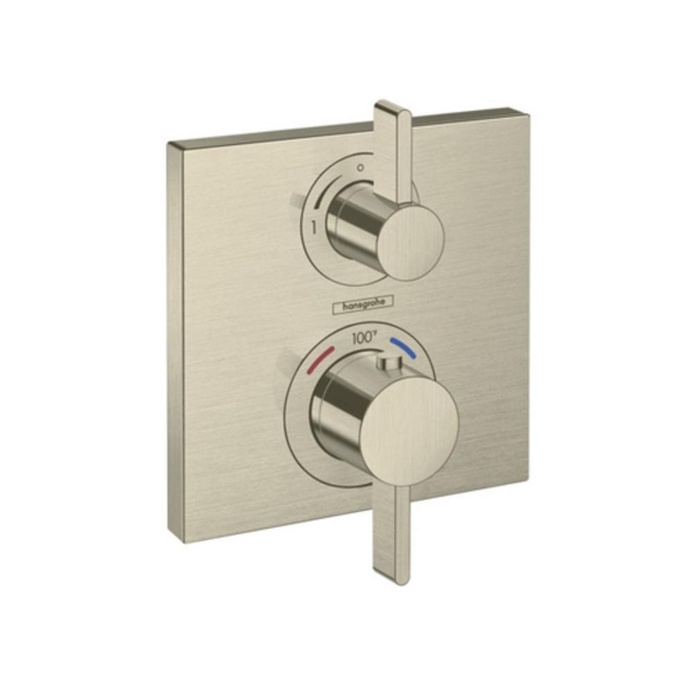 Hansgrohe Brushed Nickel Two Handle Bathtub & Shower Faucet (Trim Only) 