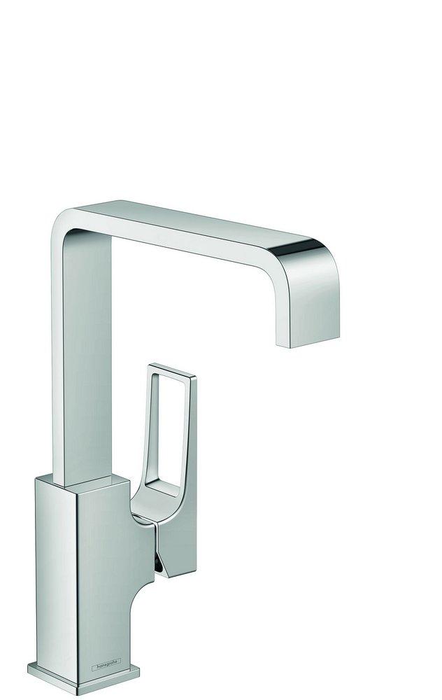 Hansgrohe Polished Chrome Deck Mount Bathroom Sink Faucet with Single Loop Handle 