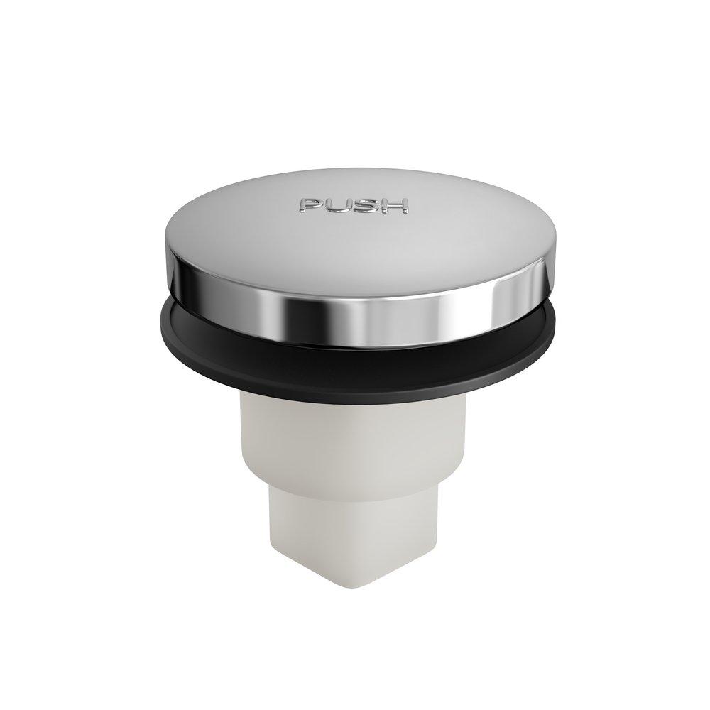 PROFLO&reg; Polished Chrome Brass Toe Tap Stopper 