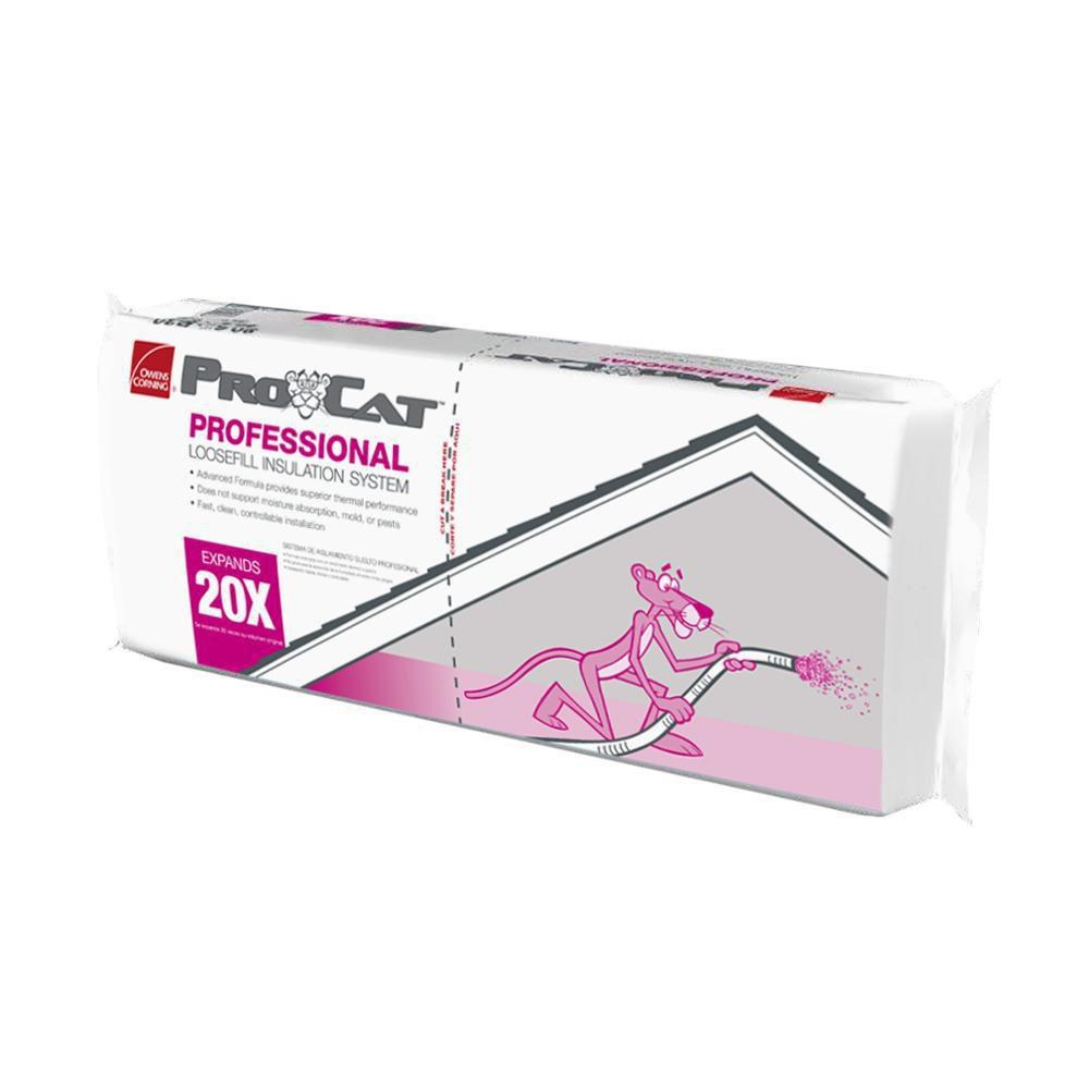 Owens Corning Fiberglass Pink Fiberglass Unbonded LooseFill Insulation 