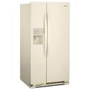 Whirlpool Biscuit 32-3/4 in. 21 cu. ft. Side-By-Side Full Refrigerator 