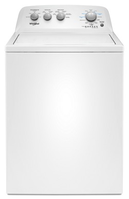 27 in. 3.8 cu. ft. Electric Top Load Washer in White