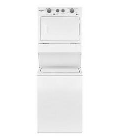3.5 cu. ft. Electric Stacked Laundry Center in White