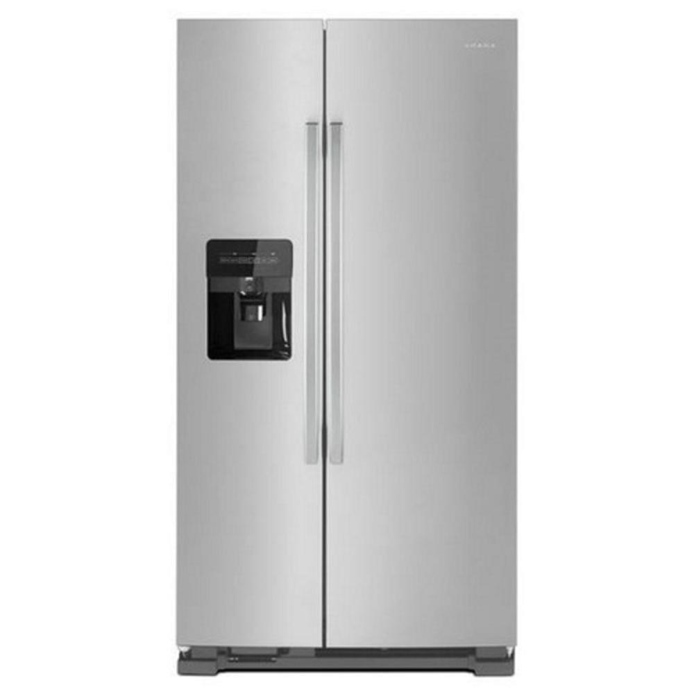 Amana Stainless Steel 35-7/8 in. 21 cu. ft. Side-By-Side Refrigerator 