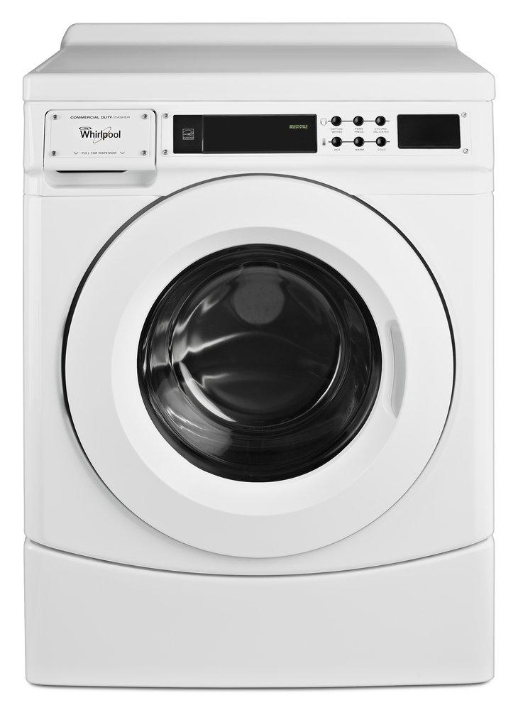 Whirlpool White 28-13/16 in. 3.1 cu. ft. Electric Front Load Washer 