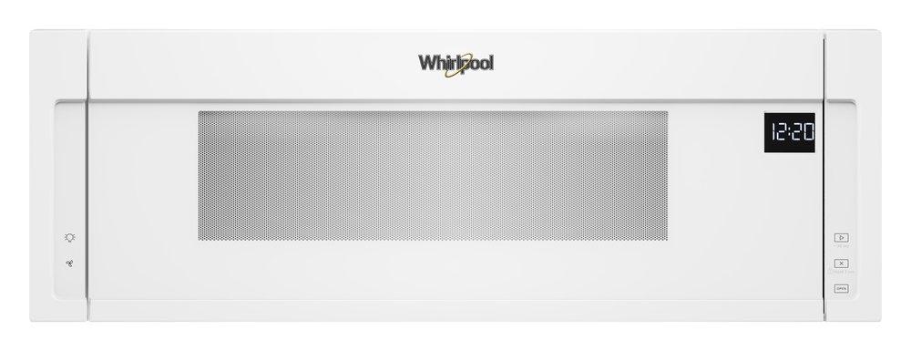 Whirlpool White 1.1 cu. ft. 1000 W Updraft Over-the-Range Microwave 