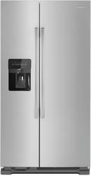 33-1/8 in. 21 cu. ft. Side-By-Side Refrigerator in Stainless Steel