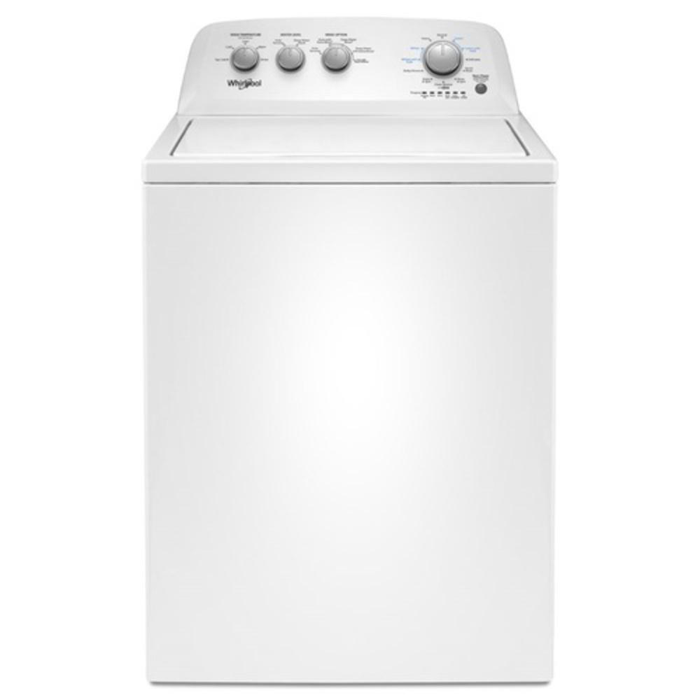 27 in. 3.9 cu. ft. Electric Top Load Washer in White 