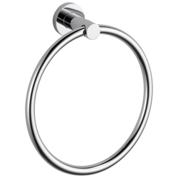 Round Closed Towel Ring in Polished Chrome