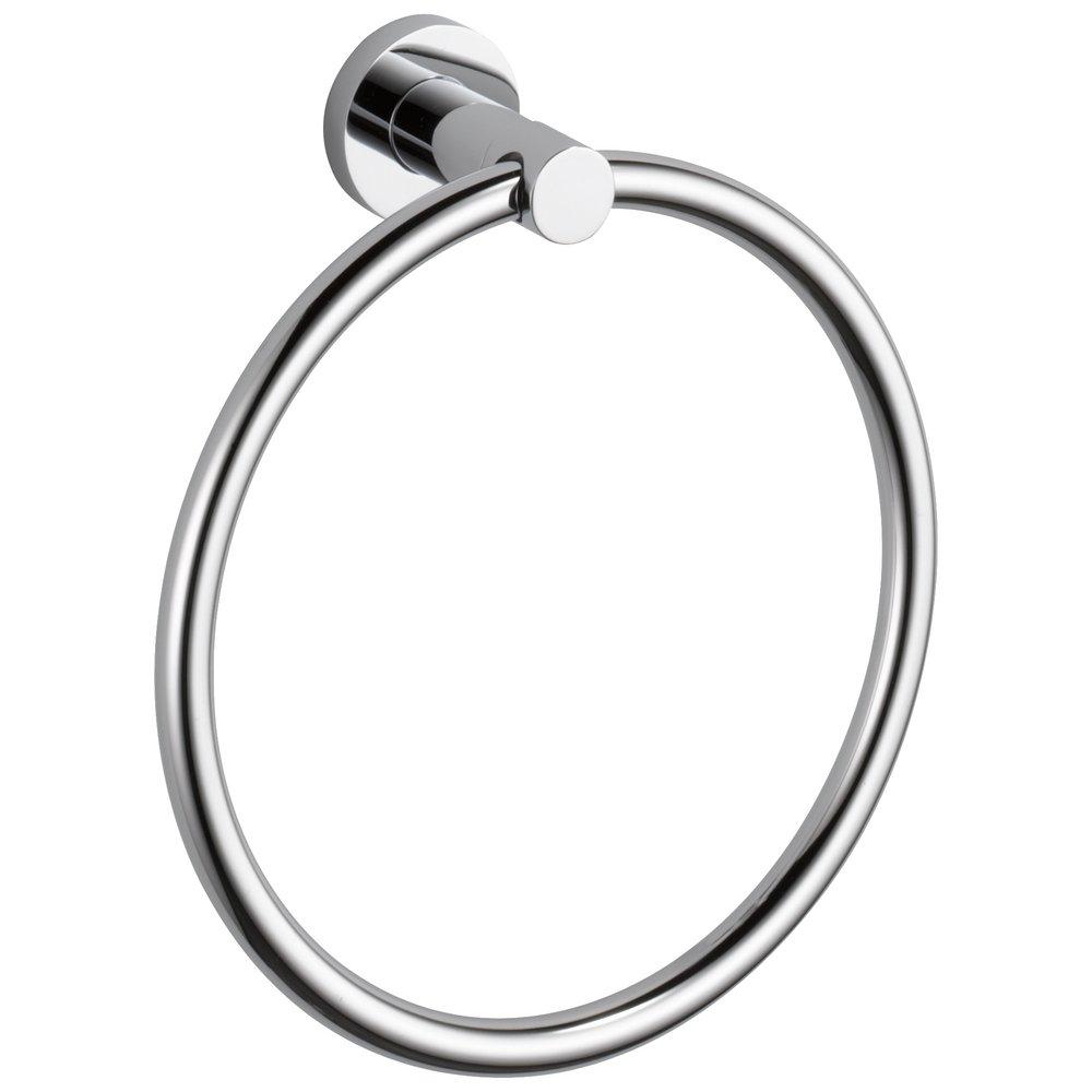 Delta Faucet Chrome Round Closed Towel Ring 