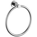 Round Closed Towel Ring in Polished Chrome