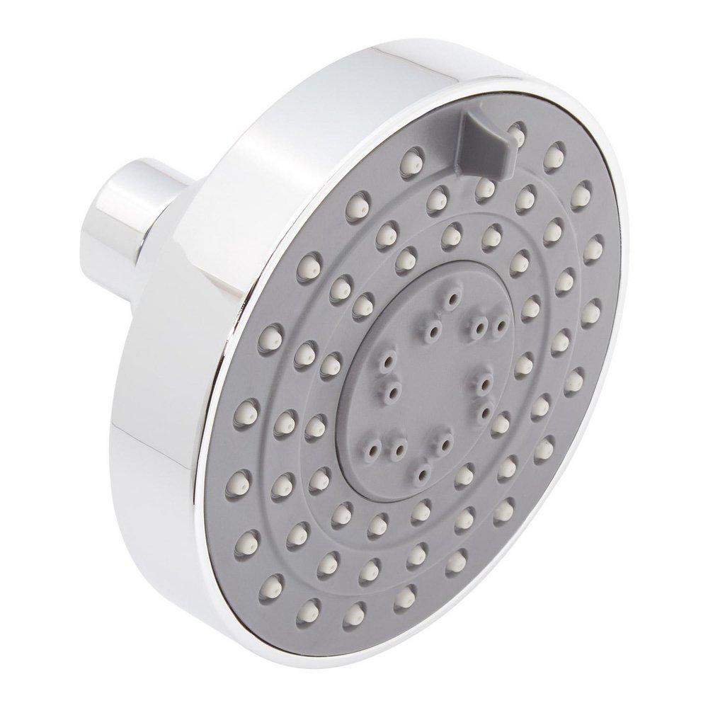 Signature Hardware Polished Chrome 4-1/8 in. Multi Function Full, Massage and Full & Massage Spray Showerhead 