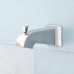 One Handle Single Function Bathtub & Shower Faucet in Polished Nickel (Trim Only)