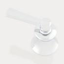 Signature Hardware Chrome 1.8 gpm 4-Hole Deck Mount Roman Tub Faucet with Double Lever Handle and Hand Shower 