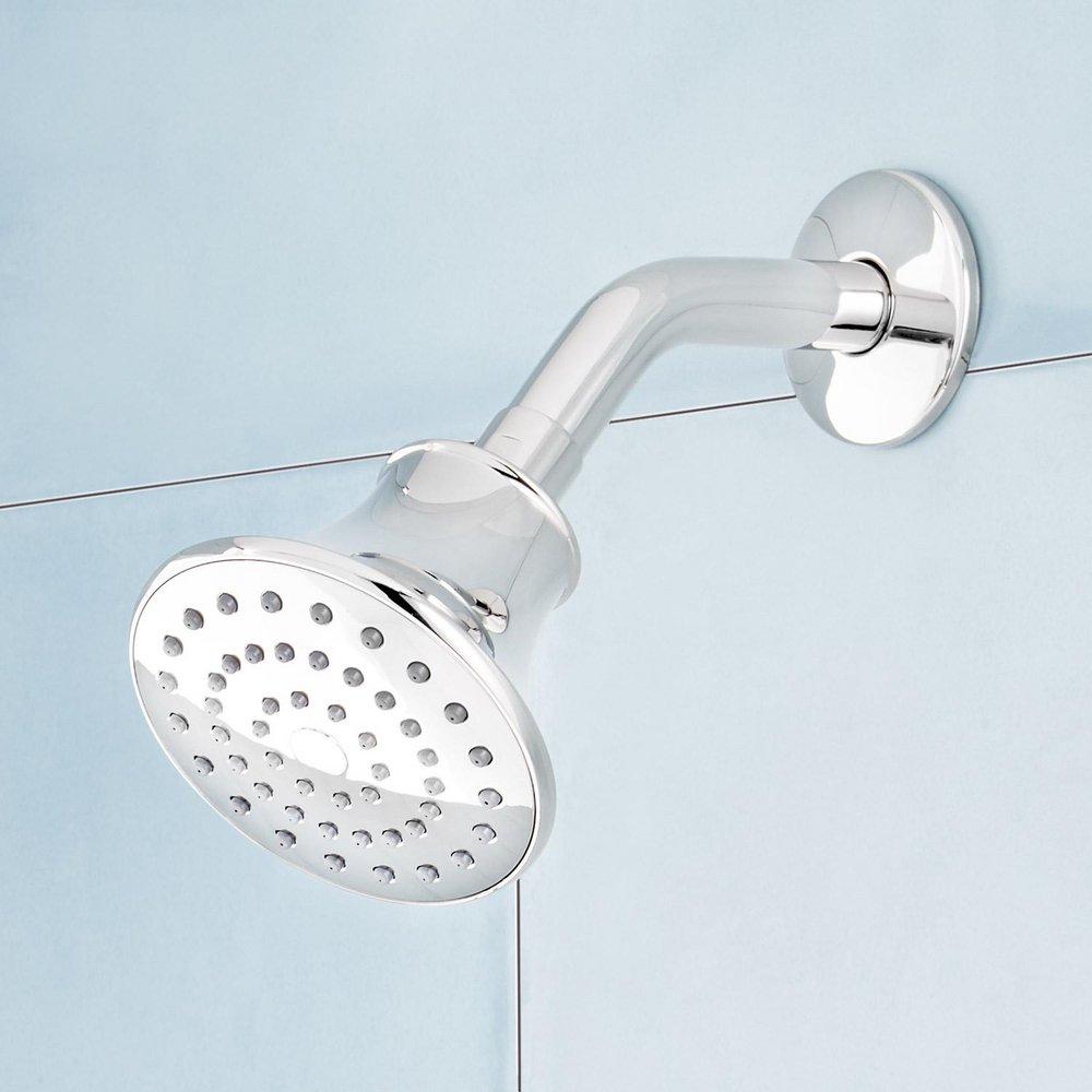 Signature Hardware Chrome Single Handle Single Function Bathtub & Shower Faucet (Trim Only) 