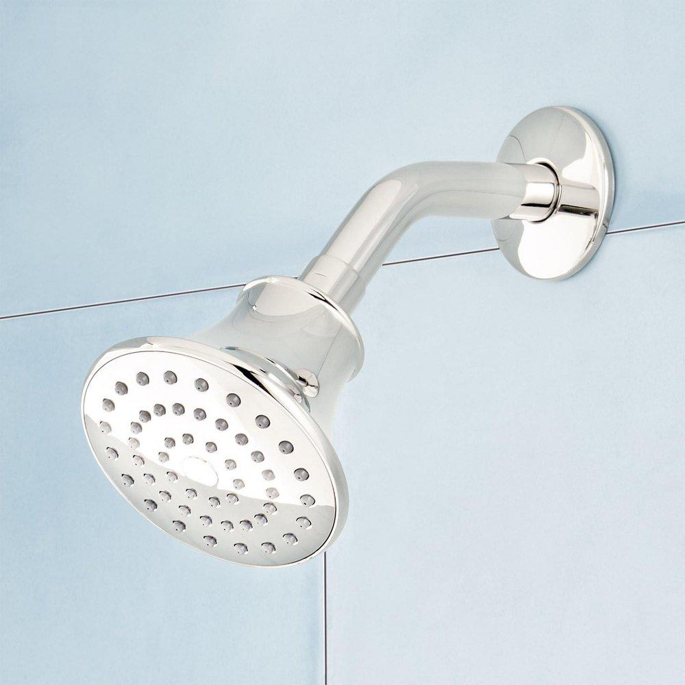 Signature Hardware Polished Nickel 1.8 gpm Shower Faucet Trim with Single Lever Handle 