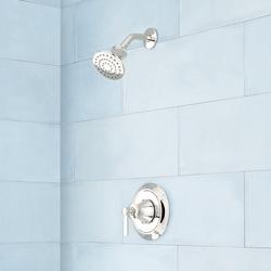 One Handle Single Function Shower Faucet in Polished Nickel (Trim Only)