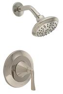 1.8 gpm Multi Function Shower Faucet Trim with Single Lever Handle in Polished Nickel