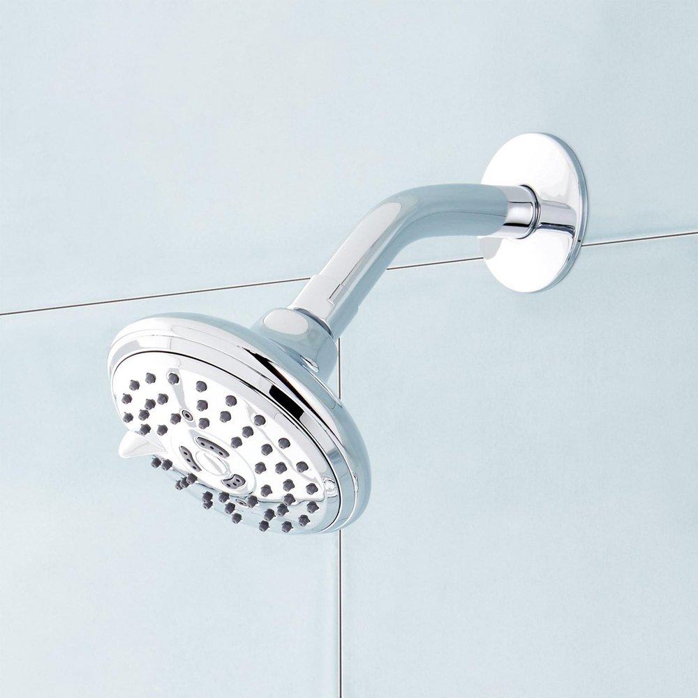 Signature Hardware Chrome Single Handle Multi Function Bathtub & Shower Faucet (Trim Only) 