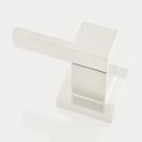 Signature Hardware Brushed Nickel 1.8 gpm 4-Hole Deck Mount Roman Tub Faucet with Double Lever Handle and Hand Shower 